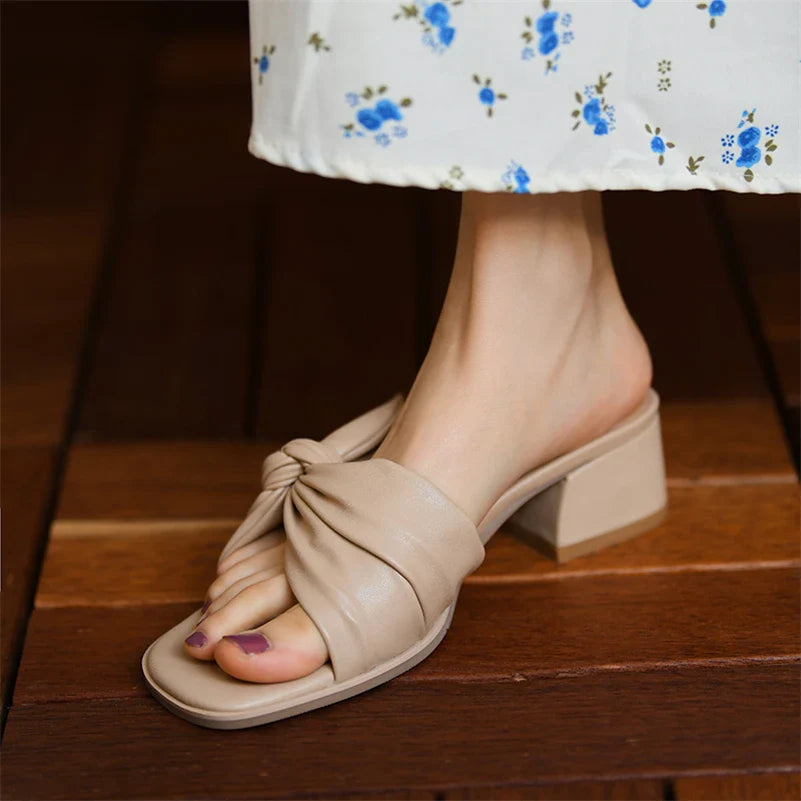 Minimalist Isabella Strappy Leather Sandals