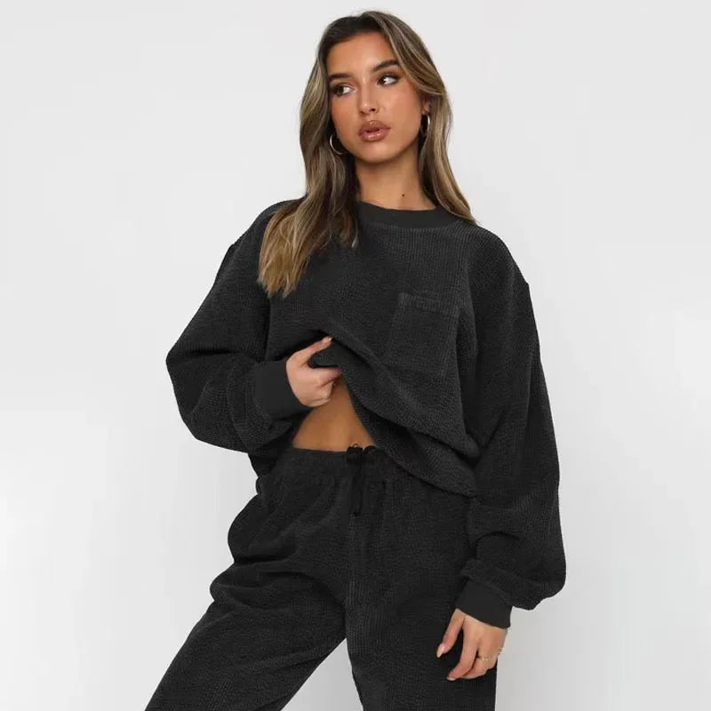 Relaxed Corduroy Lounge Set