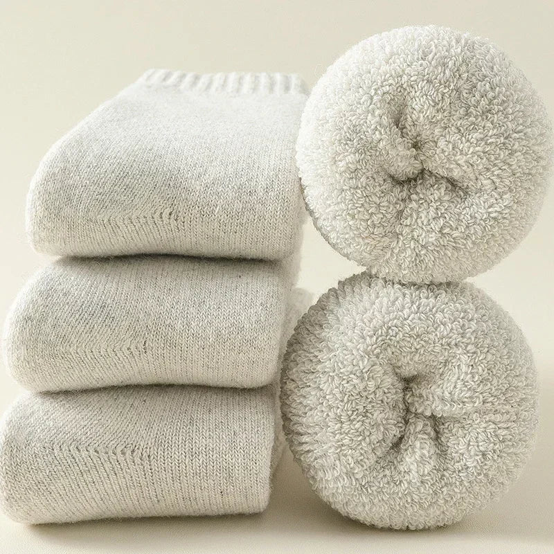 Alpine Merino Wool Thermal Crew Socks – 3 Pack
