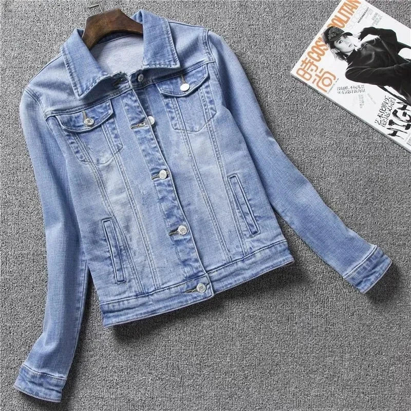 Classic Utility Denim Button Jacket