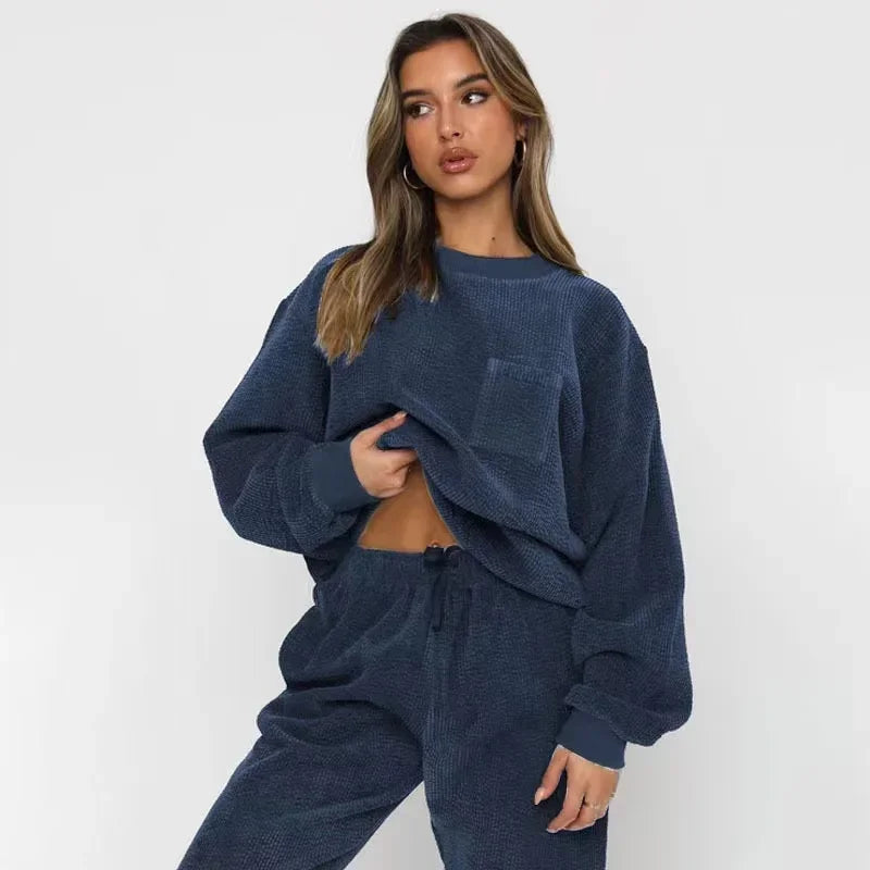 Relaxed Corduroy Lounge Set