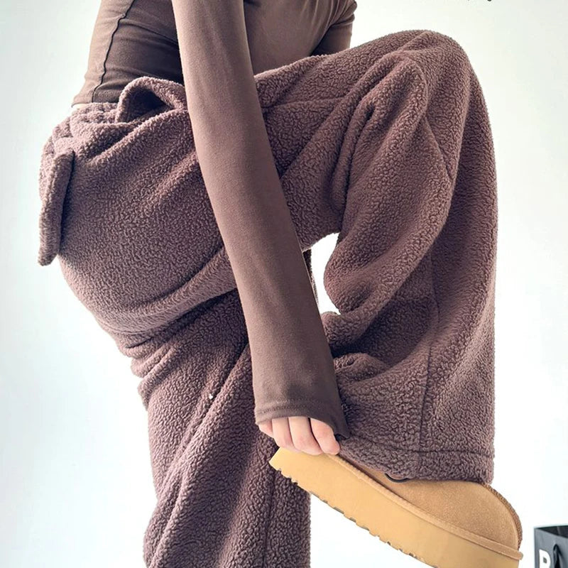 Ultra-Soft Oversized Fleece Lounge Sweatpants