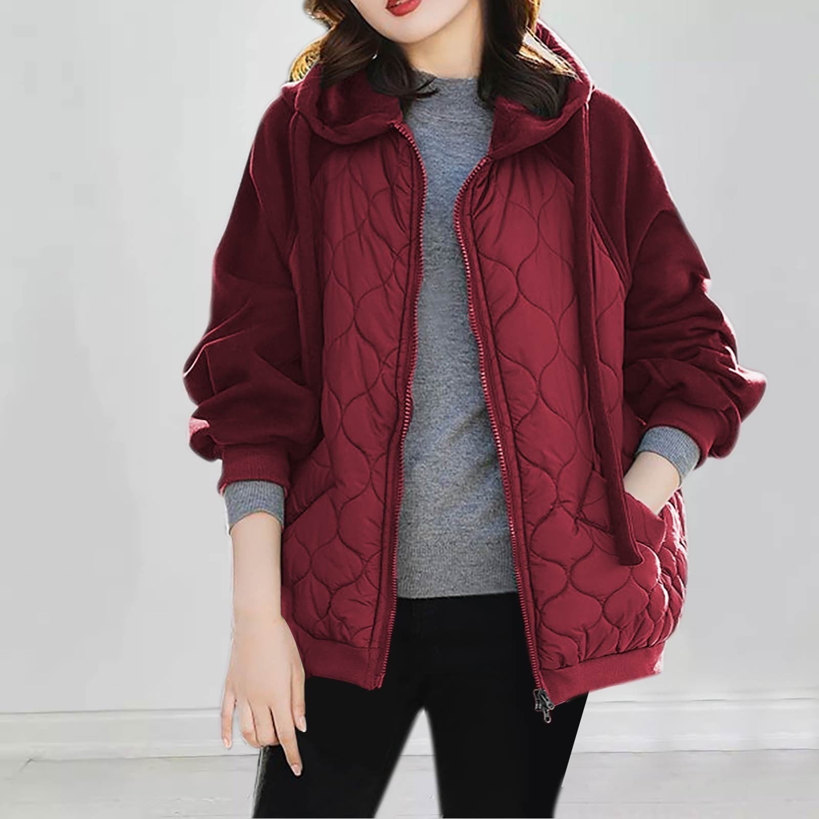 Relaxed Denim Button-Front Jacket