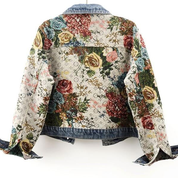 Classic Button-Front Denim Layering Jacket