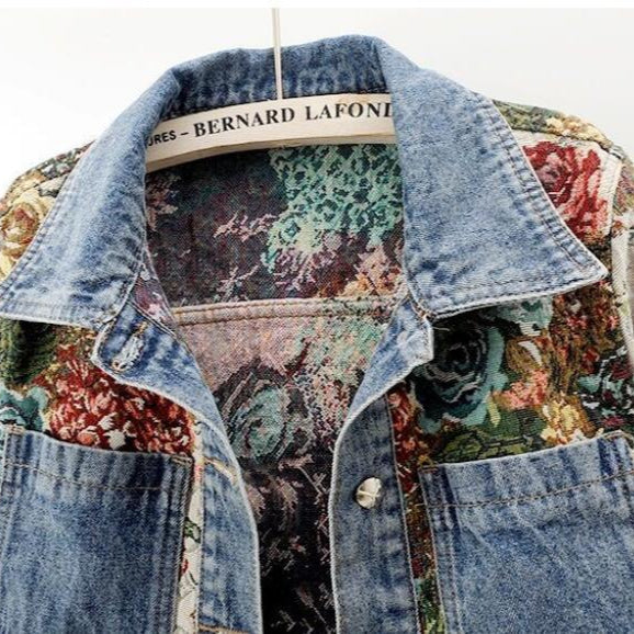 Classic Button-Front Denim Layering Jacket