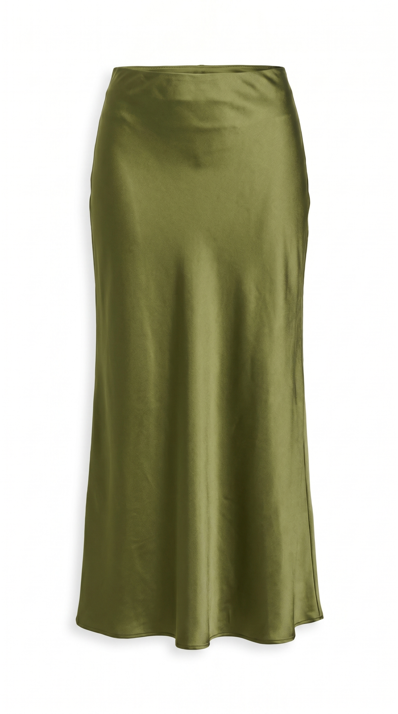 Utility Satin Maxi Skirt