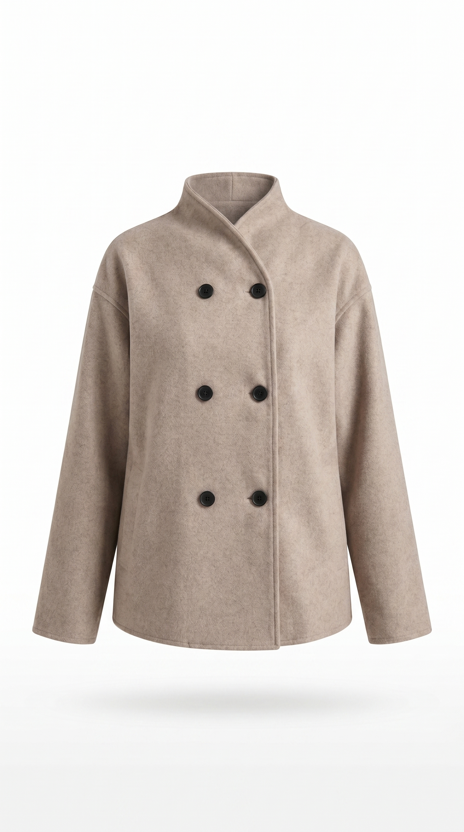 Relaxed Button-Front Utility Jacket