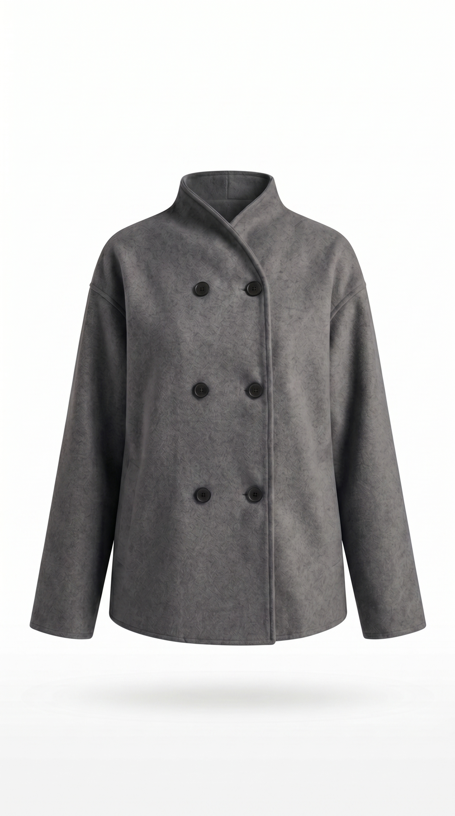 Relaxed Button-Front Utility Jacket