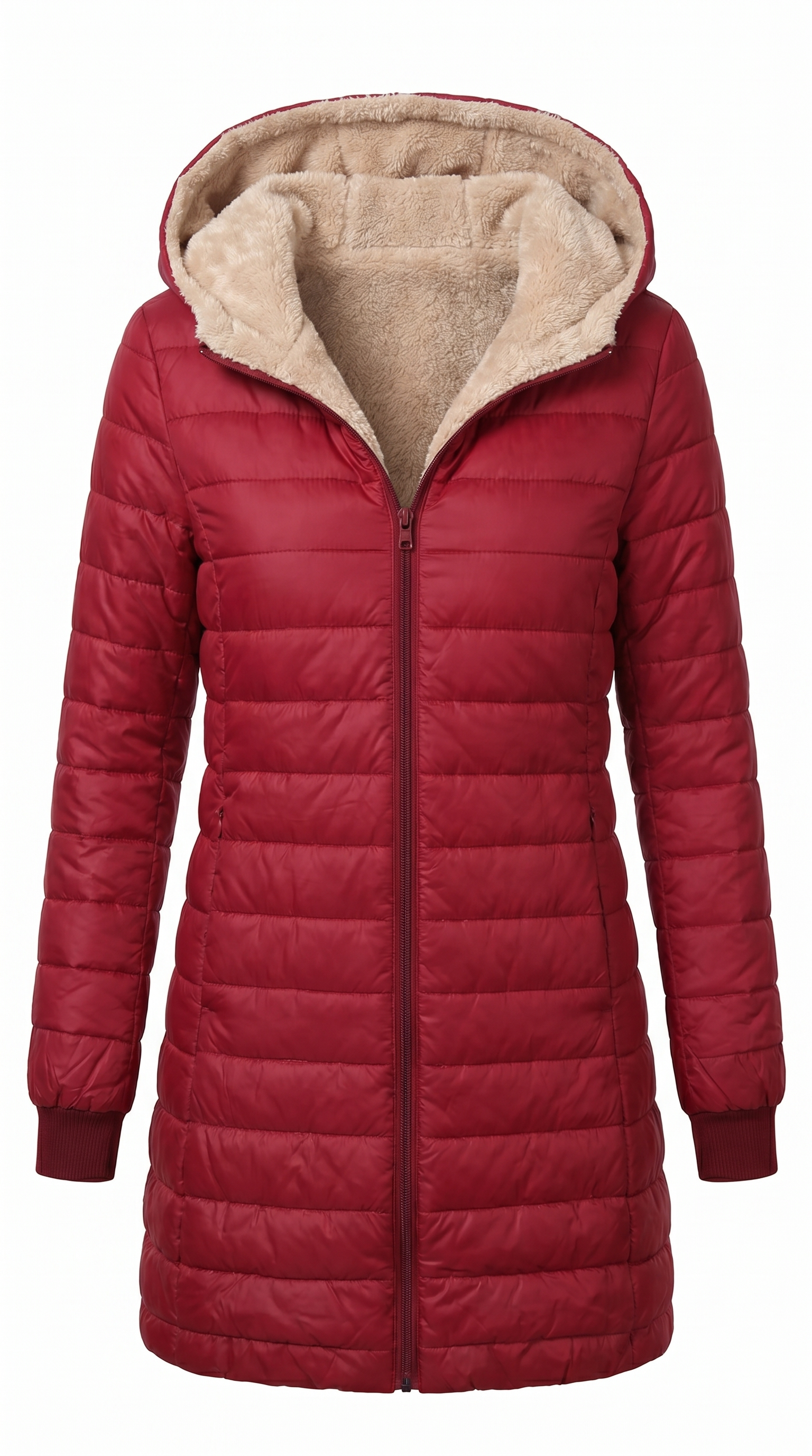Hooded Water-Resistant Quilted Puffer Jacket
