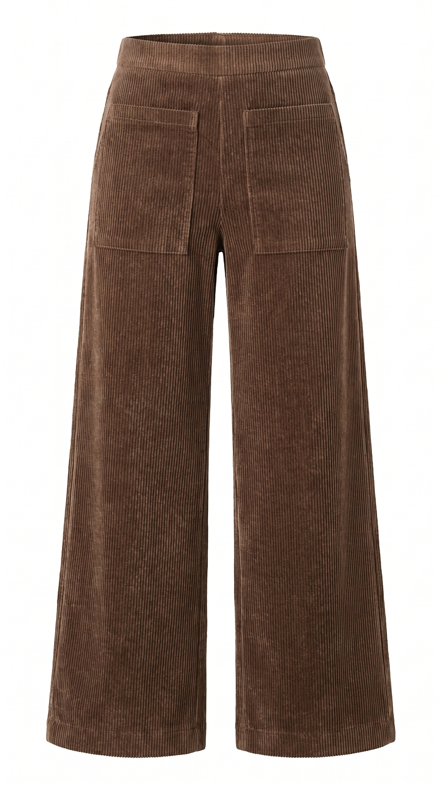 Relaxed Wide-Leg Corduroy Trousers