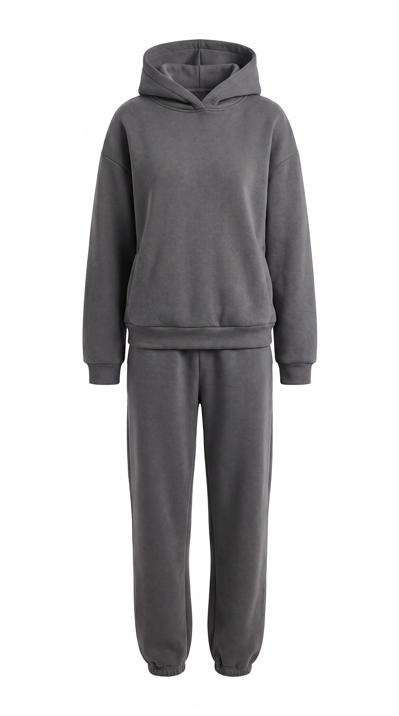 Relaxed Cotton Blend Hoodie & Jogger Lounge Set