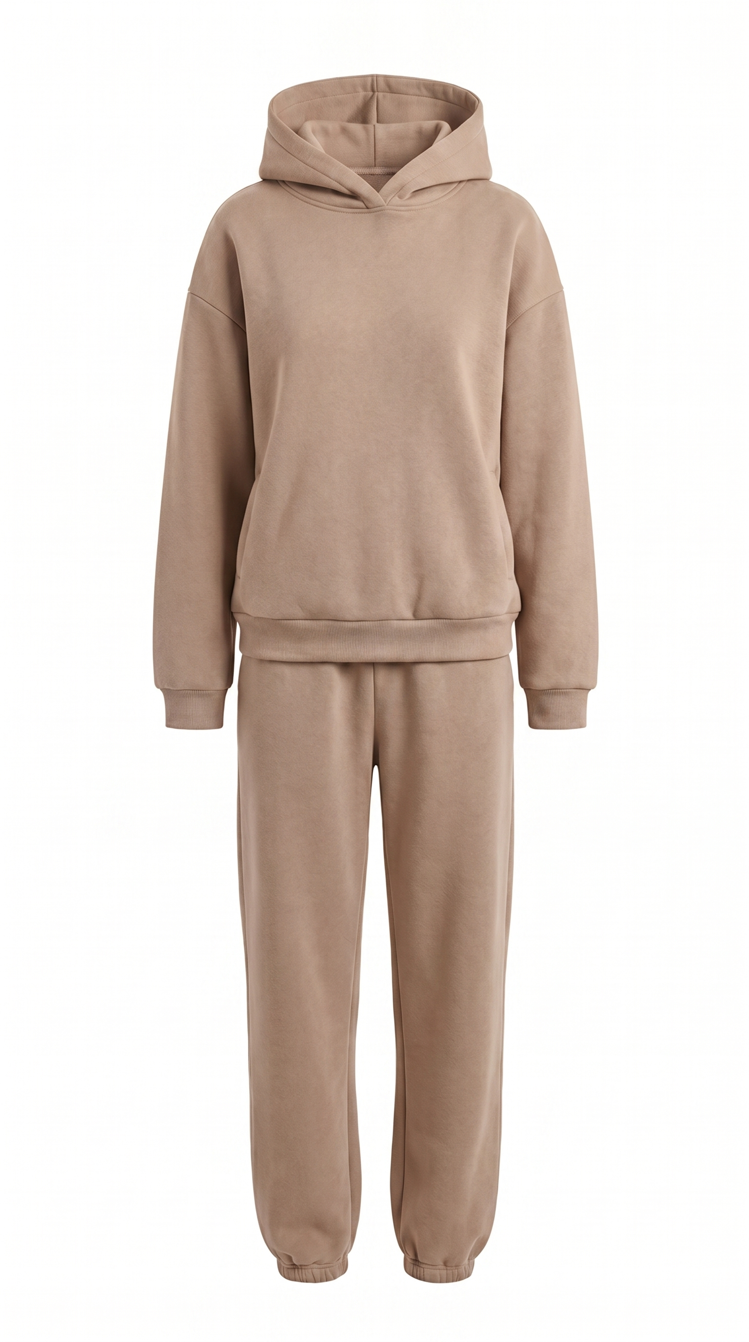 Relaxed Cotton Blend Hoodie & Jogger Lounge Set