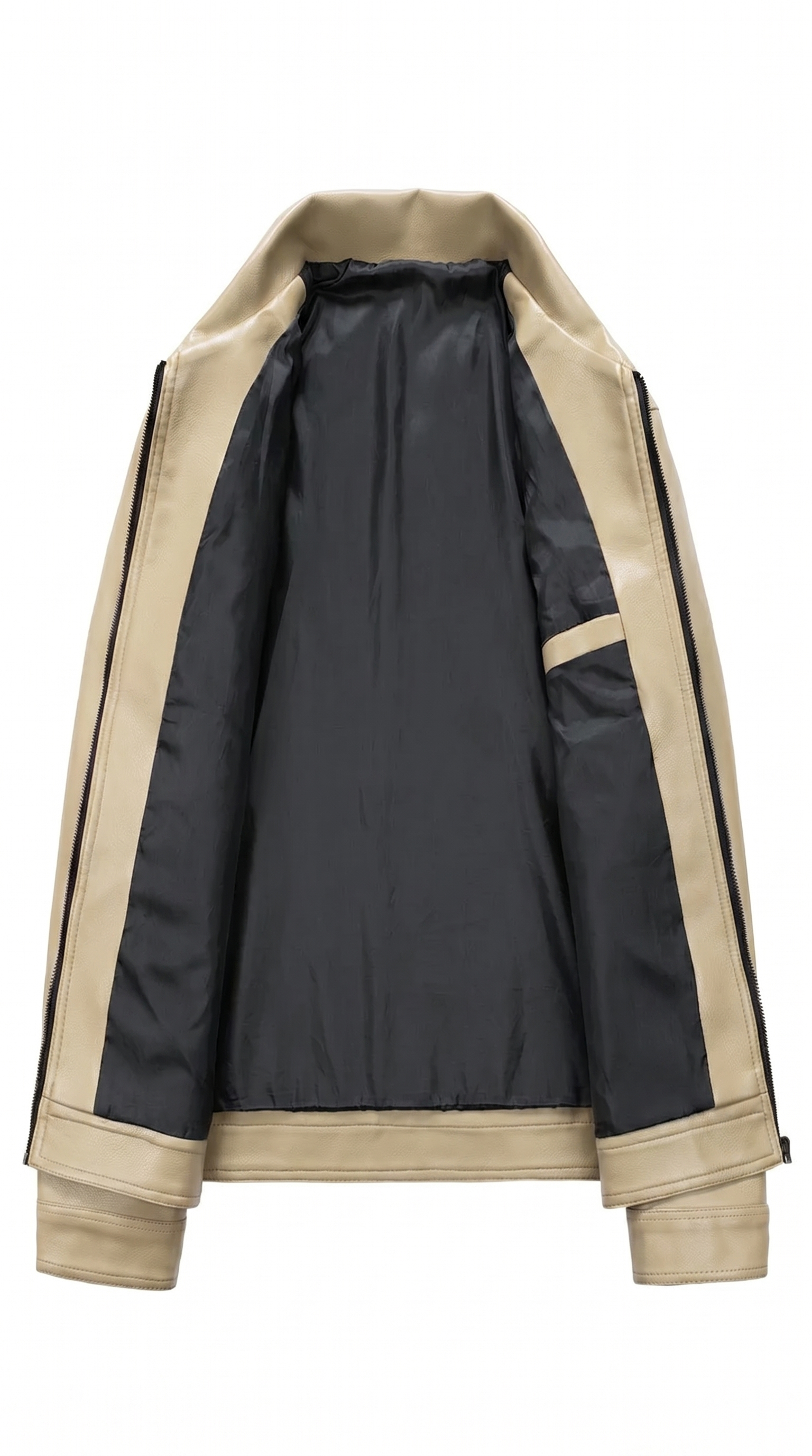 Moto Collar Vegan Leather Jacket