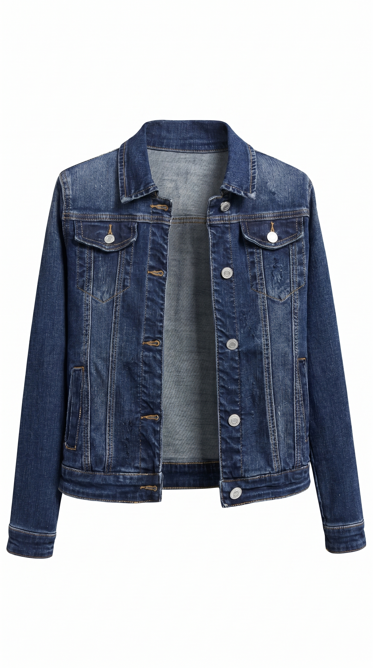 Classic Utility Denim Button Jacket
