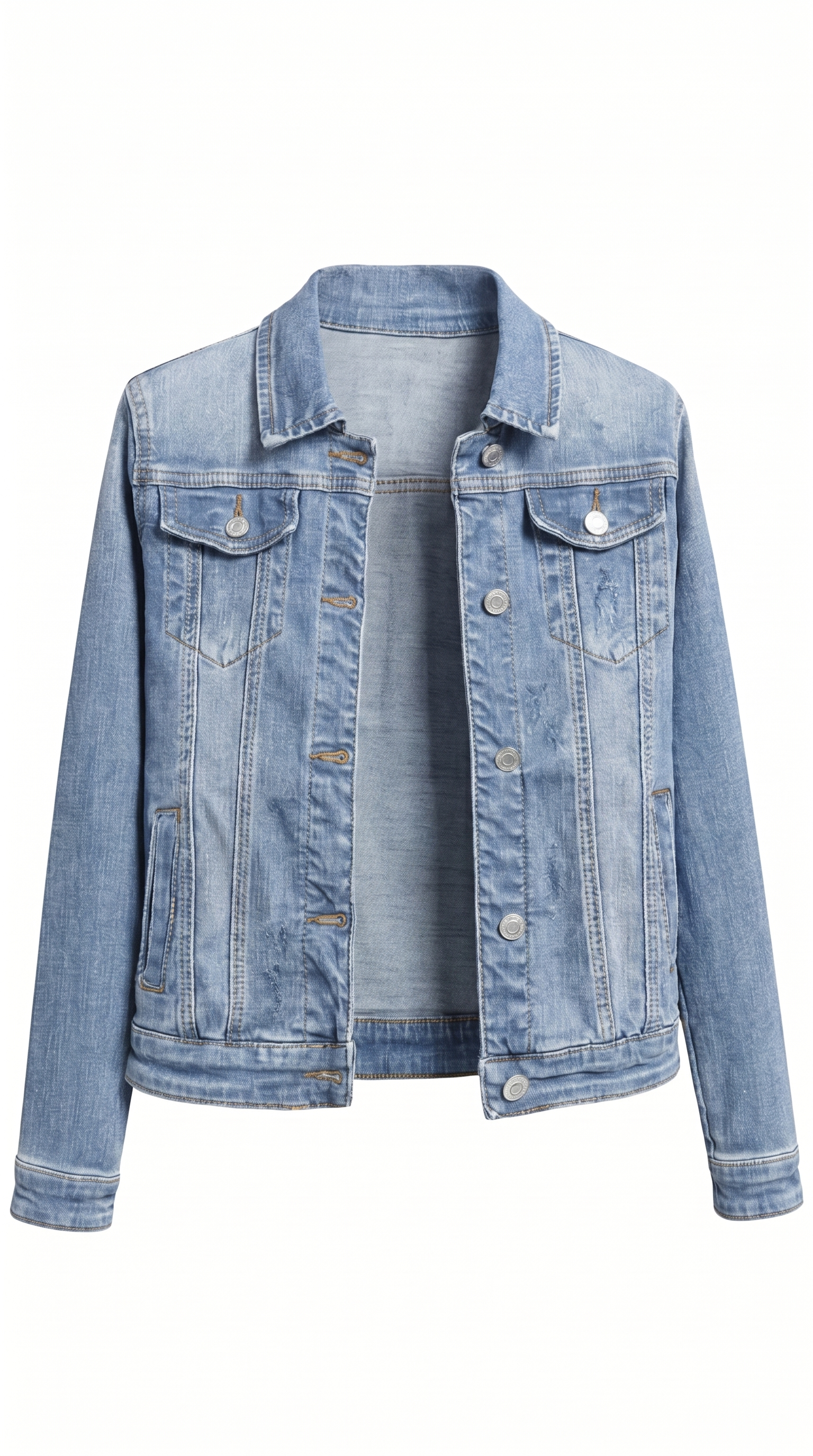 Classic Utility Denim Button Jacket