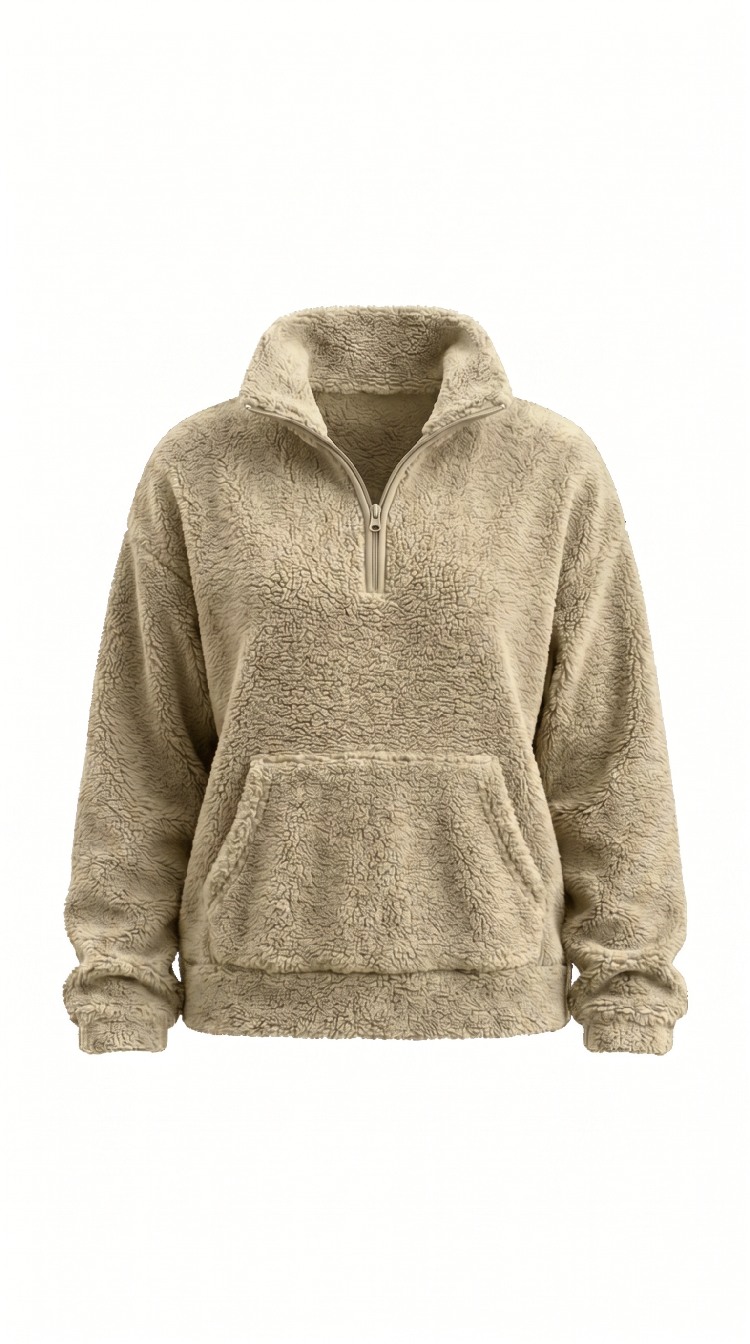 Half-Zip Plush Sweater