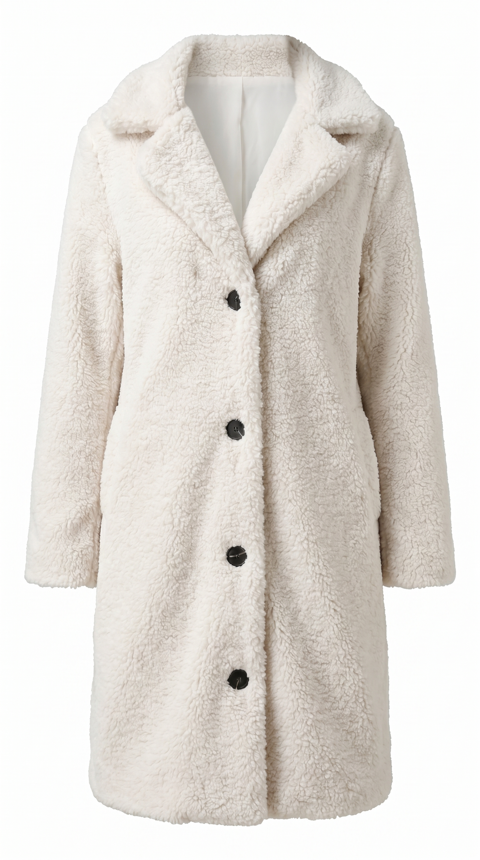 Minimal Fleece Longline Overcoat