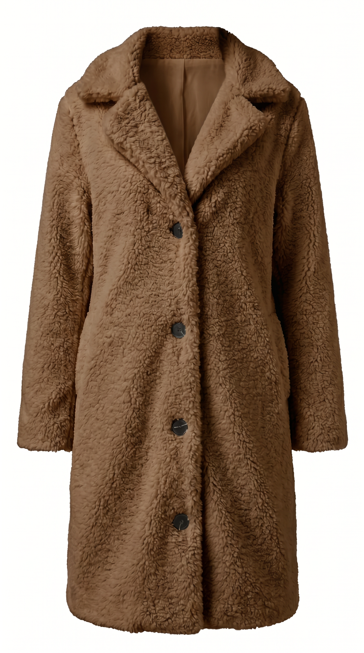 Minimal Fleece Longline Overcoat