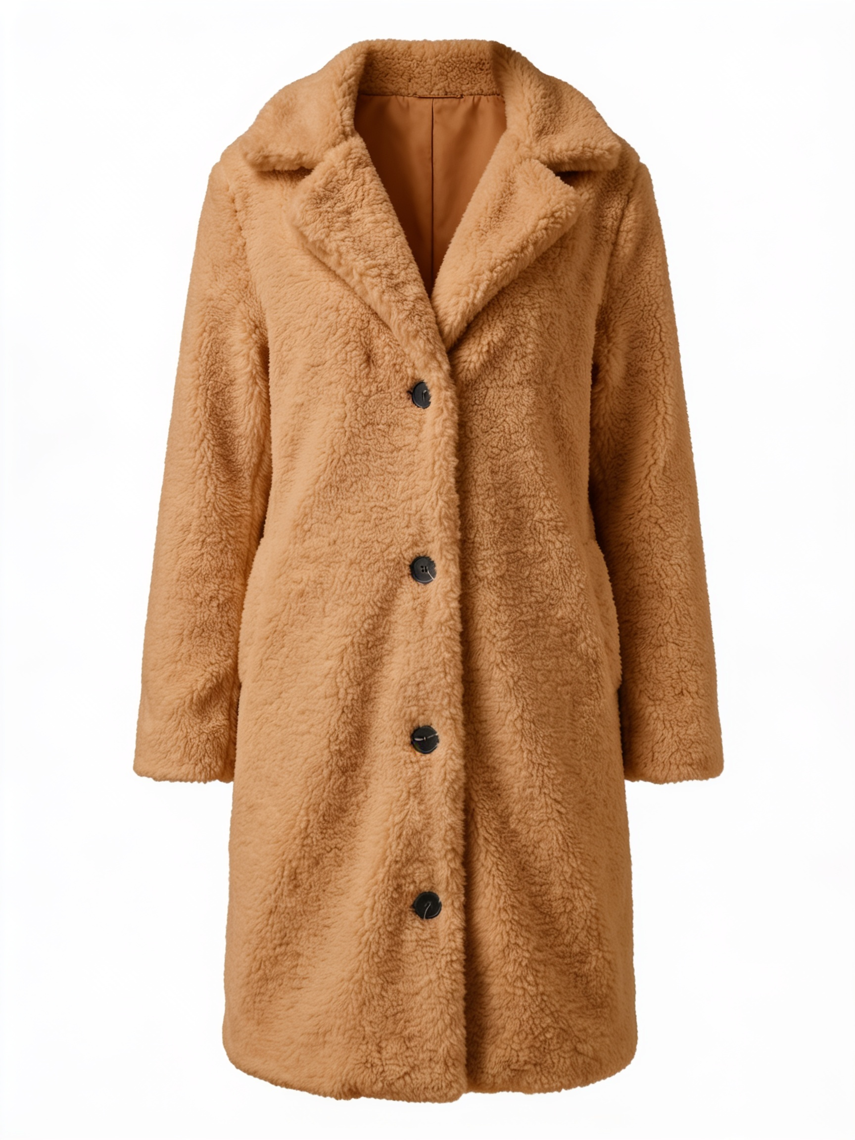 Minimal Fleece Longline Overcoat