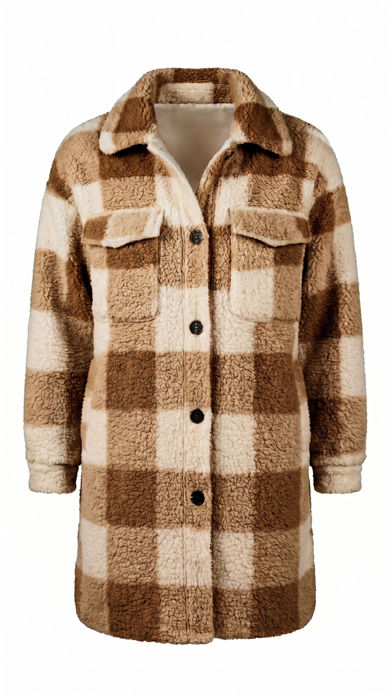 Chalet Plush Fleece Longline Overcoat