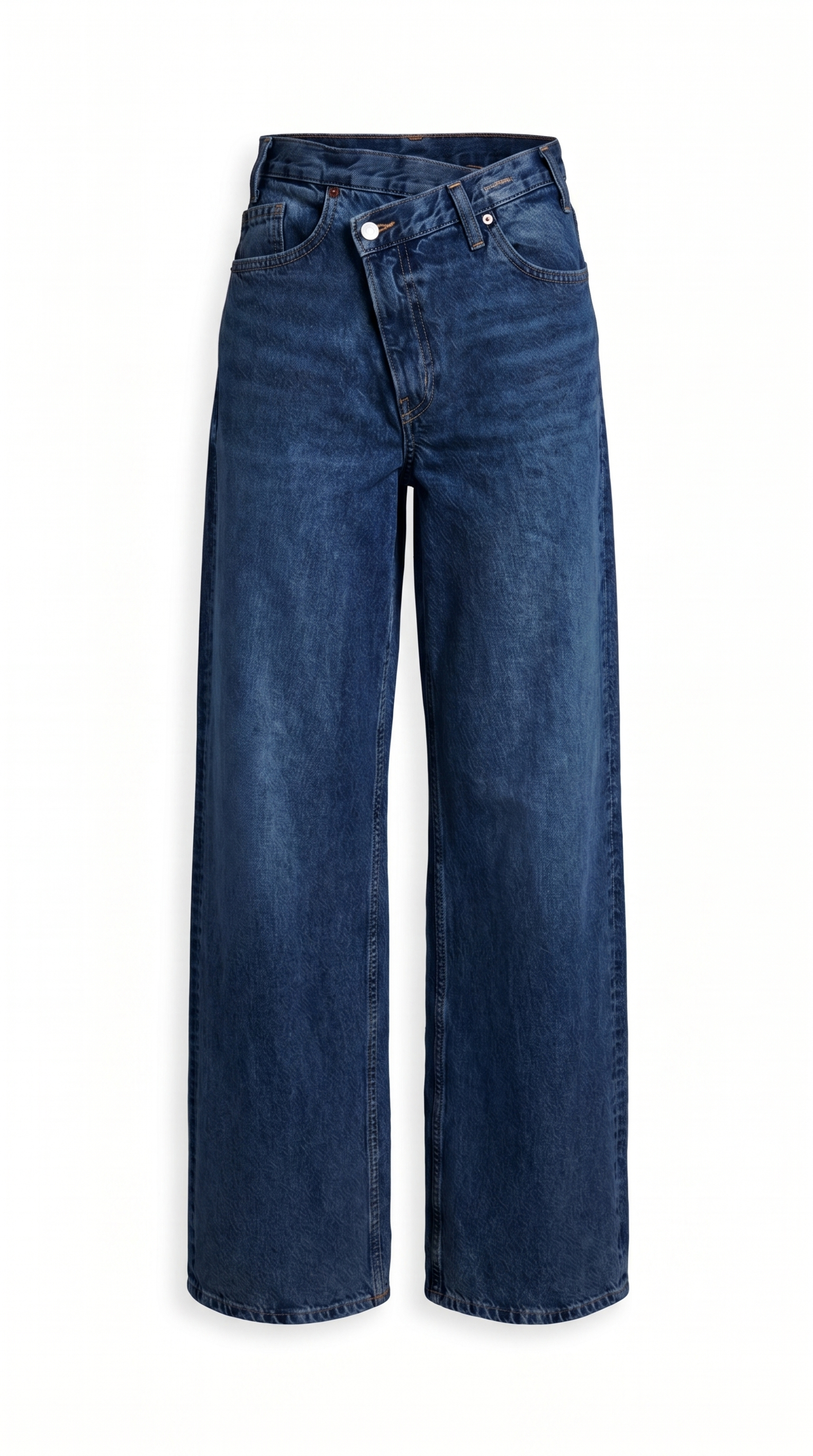 Vintage Wash High-Rise Wide Leg Jeans