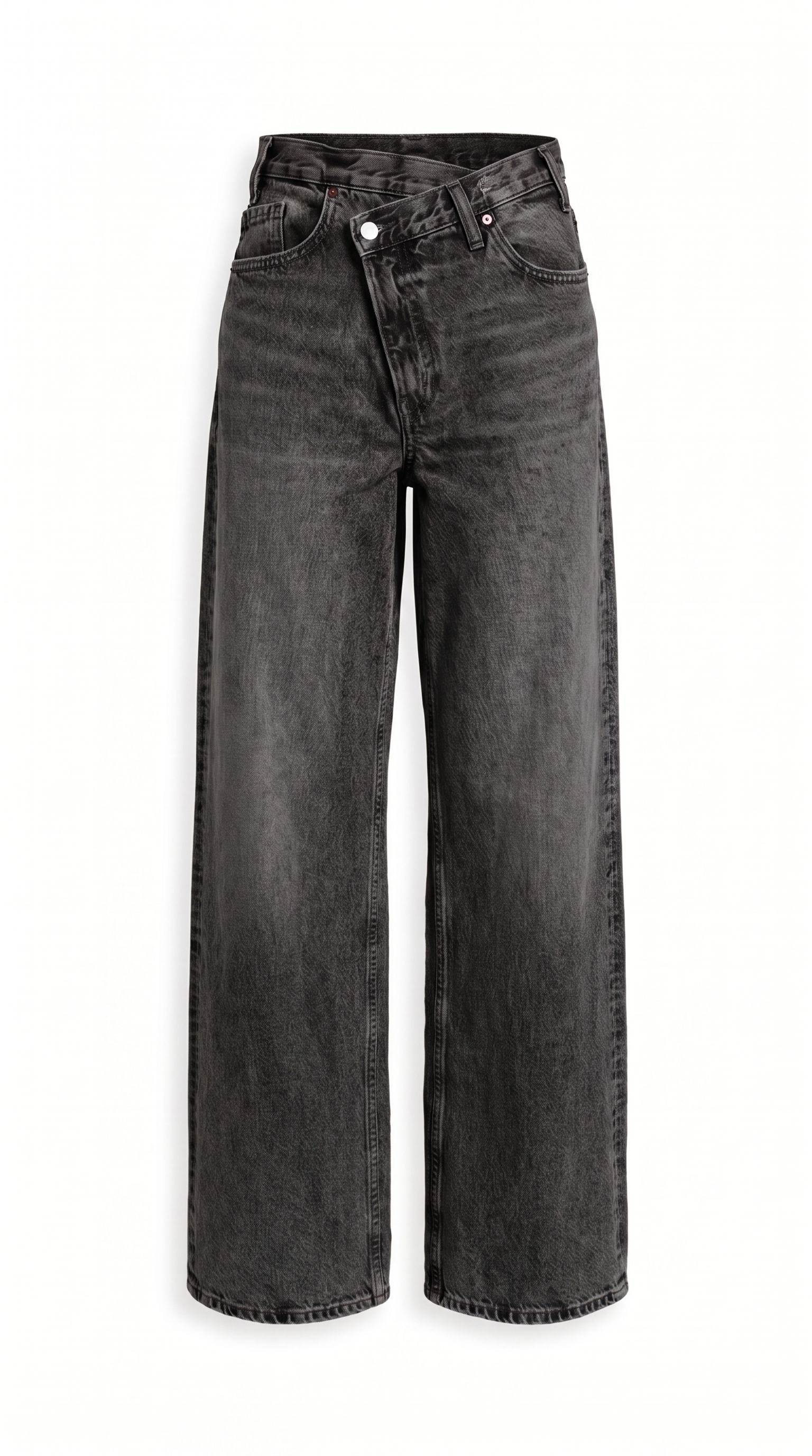 Vintage Wash High-Rise Wide Leg Jeans