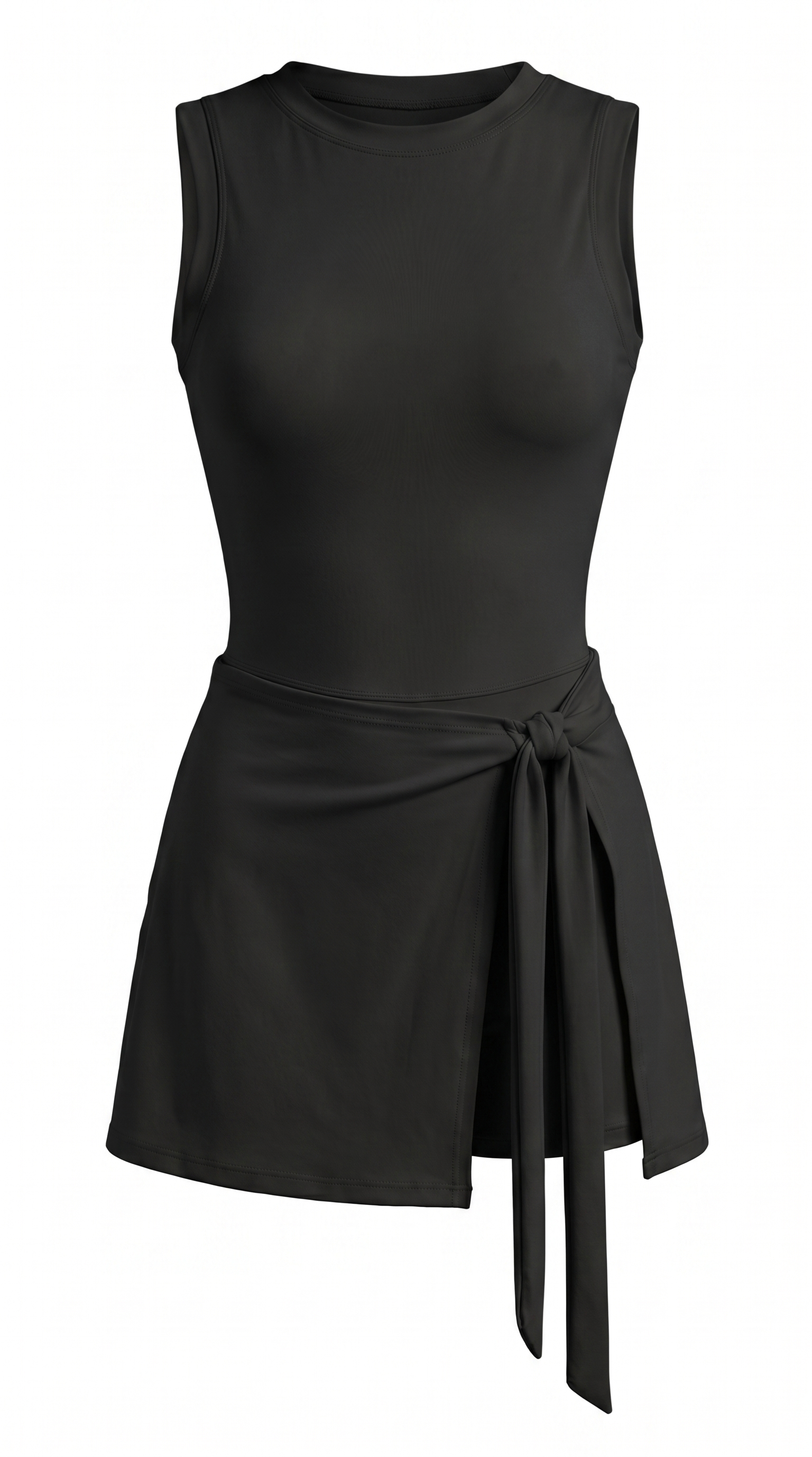 U-Back 3-in-1 Athleisure Skort Set with Built-In Shorts